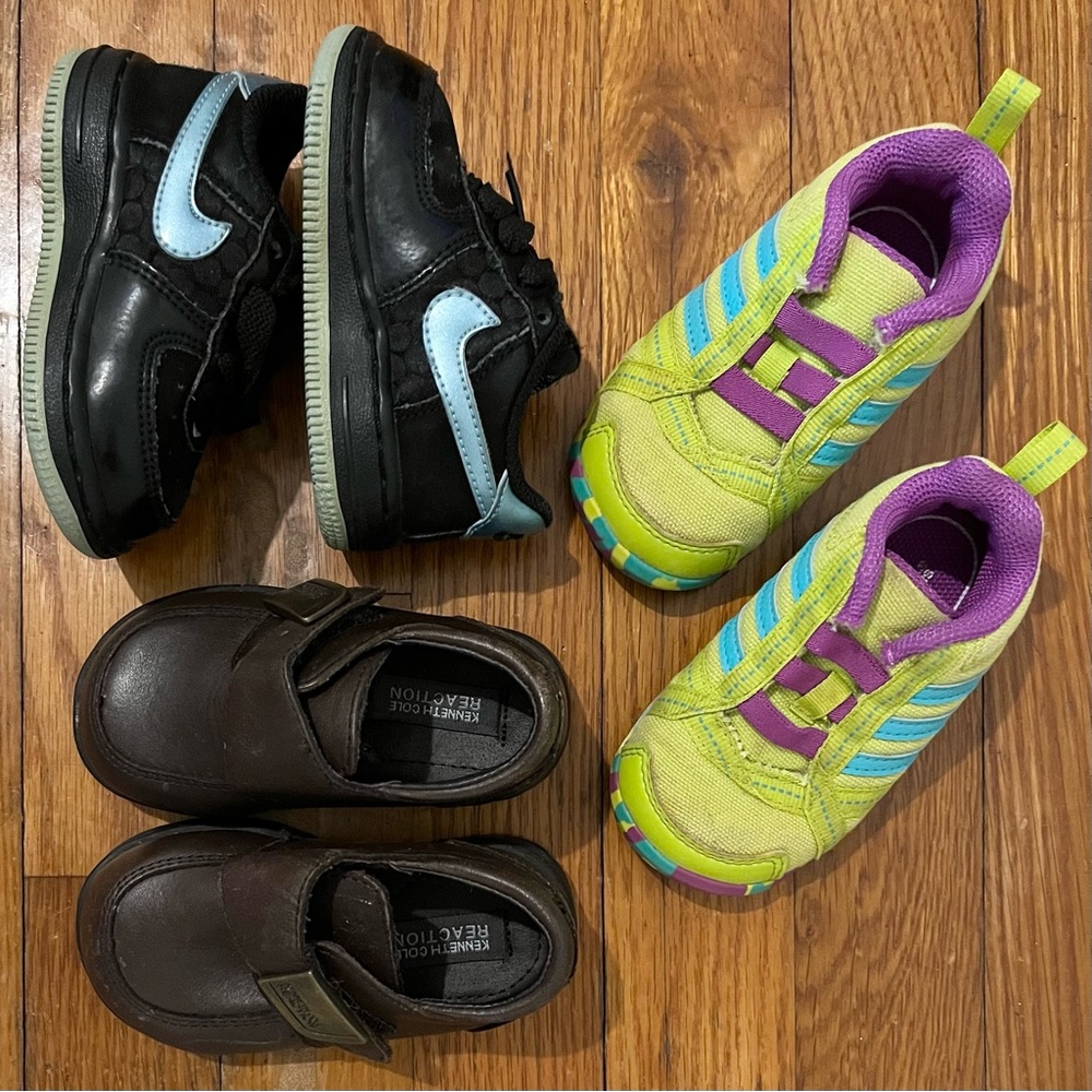 Baby/Toddler Shoes Nike, Adidas, Kenneth Cole; Dress Shoes/Sneakers Size 4/4.5/5